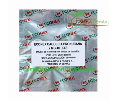 Feromona CACOECIA PRONUBANA 2 MG 40 DÍAS Econex
