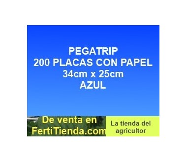 Pegatrip 34x25 azul (200 placas)