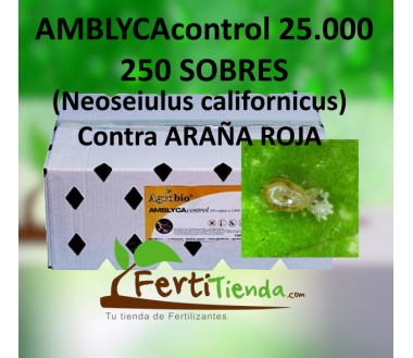 AMBLYCAcontrol 25.000, sobres (Neoseiulus californicus contra araña roja)