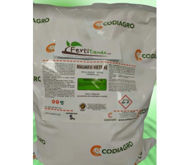 Composición Magnific Viets AE calcio 14% magnesio 2% corrector salinidad