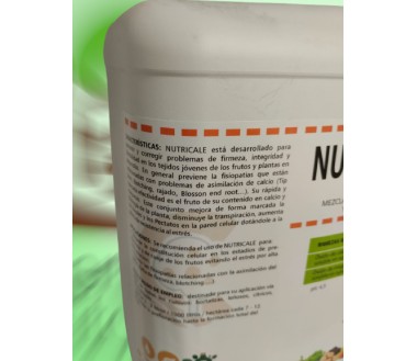 Composición NUTRICALE calcio 11% magnesio 0,5% tecnologia AMEC