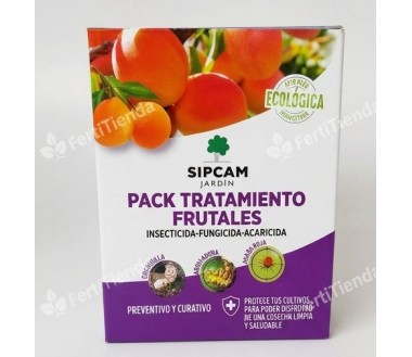 Pack Tratamiento Frutales Sipcam Jardin insecticida fungicida acaricida