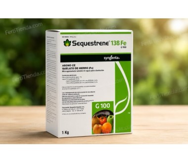 Sequestrene 138 Fe G100 1 Kg – Quelato de Hierro EDDHA para Clorosis Férrica