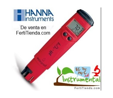 Medidor pH y temperatura de bolsillo impermeable HI 98127 PHEP4