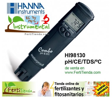 Medidor pH/CE/TDS/ºC HI98130