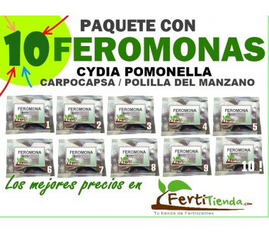 Pack 10 Feromonas Cydia Pomonella (carpocapsa / polilla del manzano)