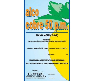 Alcocobre 50PM , 10Kg