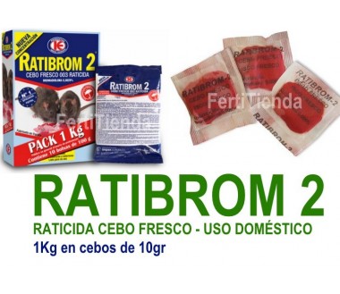 Ratibrom - Raticidacebo fresco uso doméstico