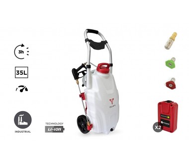 Pulverizador eléctrio PULMIC INDUSTRIAL 35 L carro FertiTienda