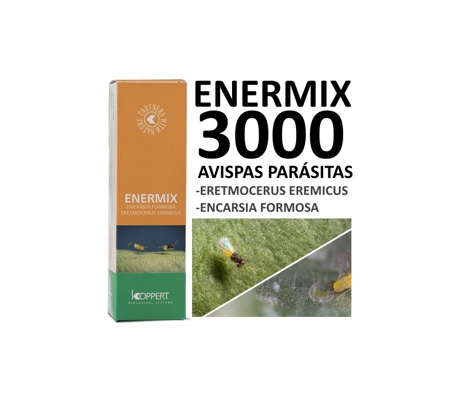 Enermix 3000 Encarsia y eretmocerus. Avispas parásitas